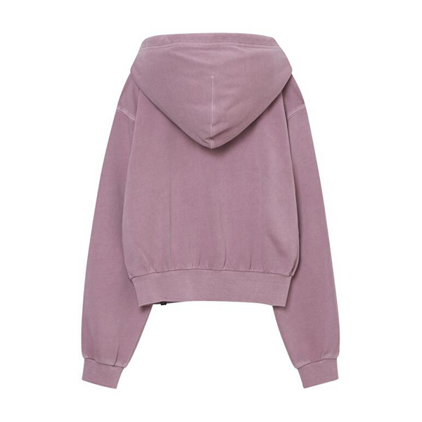 Superdry ILLIT - [Super Dry] Women's Vintage Applique Zip-Up Hoodie Dusty Pink