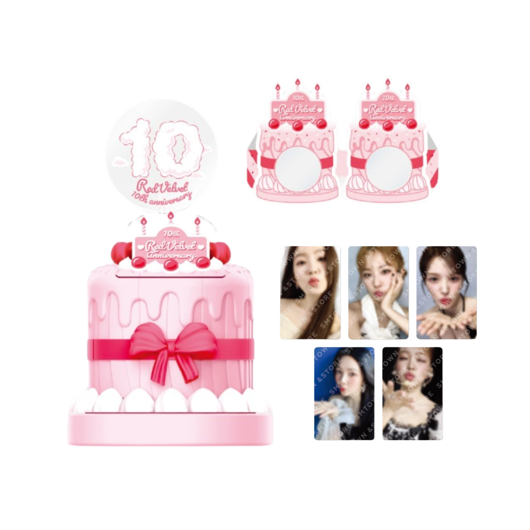 red velvet アイリーン 中華　マカオ　十周年 VIP特典 トレカ　希少 Red Velvet - 10th Anniversary MD (Lucky Card, Doll Prop Set, Party