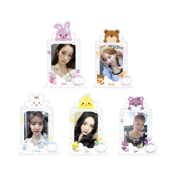 Red Velvet - 10th Anniversary MD (Lucky Card, Doll Prop Set, Party Cake Set, Acrylic Stand Set) - HALLYUSUPERSTORE