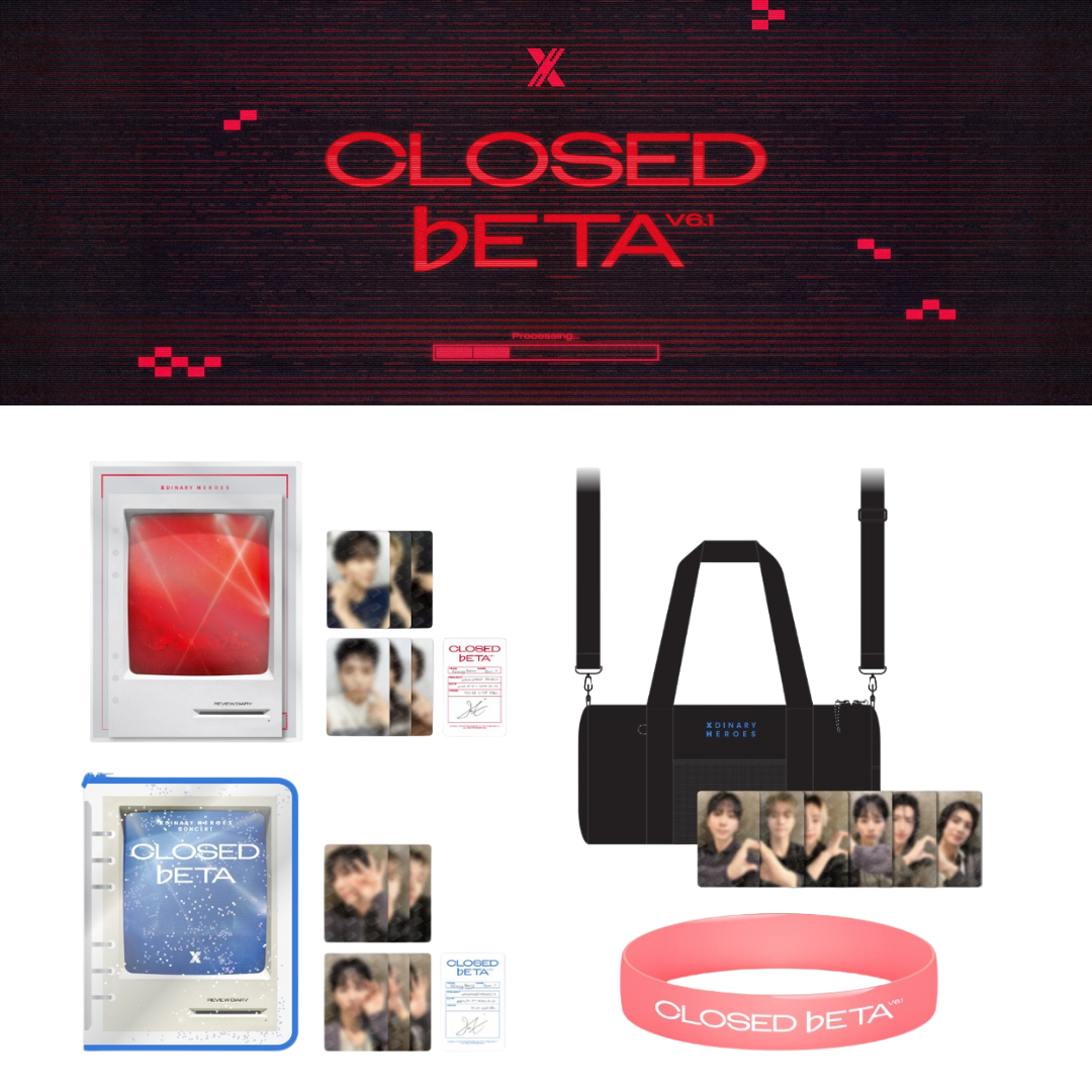 Xdinary Heroes - [Closed Beta: v6.1] Official MD (Diray Contents Ver, Diary Series Ver, Silicon Band, Light Stick Pouch)