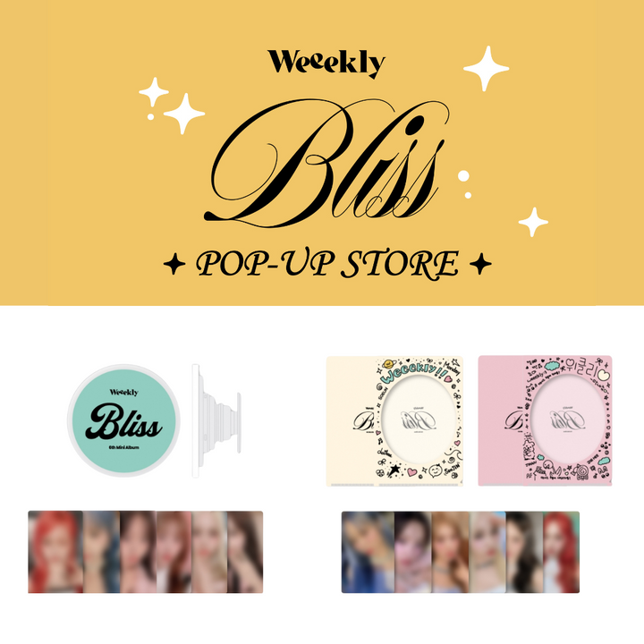 Weeekly - "Bliss" Official MD (Acrylic Tok, Mini L-Holder) - HALLYUSUPERSTORE