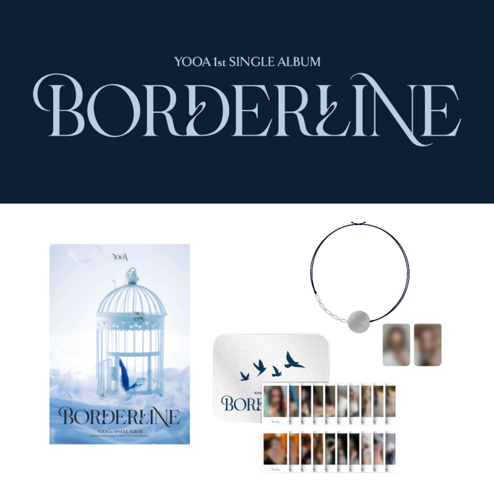 【予約販売】Yooa - BorderLine Official MD (ポスターブック、ポラロイドセット、ブレスレット) 