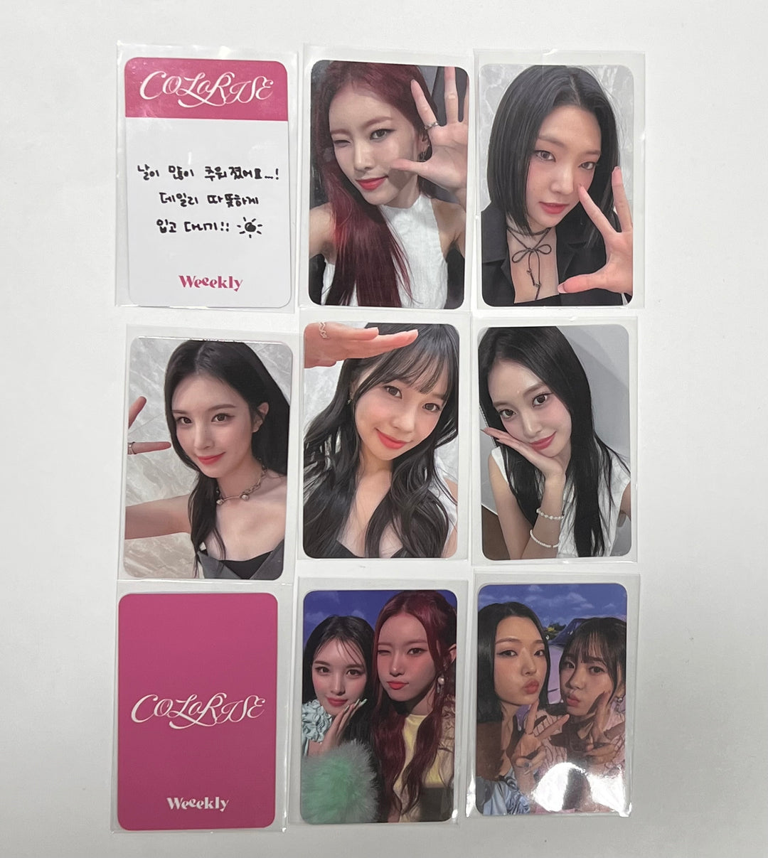 Weeekly 5th Mini "ColoRise" - Ktown4U (Coex) Lucky Draw & Drink Event Photocard [23.11.02]