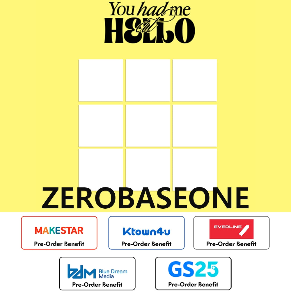 [Pre-Order] ZEROBASEONE - 3rd Mini "You had me at HELLO" + Pre-Order Benefit [Digipack Ver.]