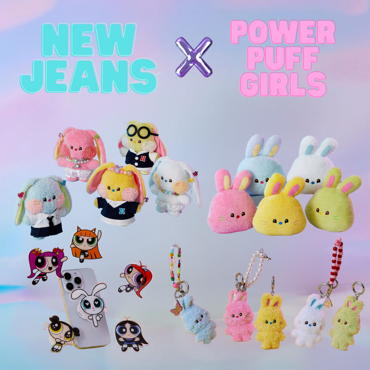 New Jeans - New Jeans x The Powerpuff Girls Official MD (Plush Doll, Doll Closet, Face Cushion, Doll Keyring, Smart Tok) [Restocked 8/30]