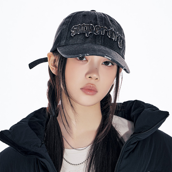 Superdry ILLIT - [Super dry] Washed denim cap
