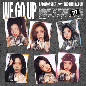 ** BABYMONSTER - 2nd MINI ALBUM "WE GO UP" [PATTERN Ver.] (Random / Set)