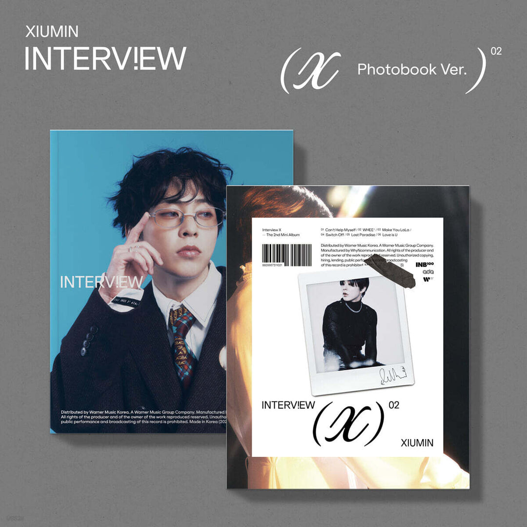 **XIUMIN - "Interview X" [Photobook Ver.] (Random/Set)