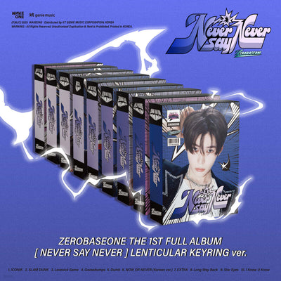 ** Zerobaseone - The 1st Full Album "Never Say Never" [Lenticular Keyring Ver.] [Random / Set]