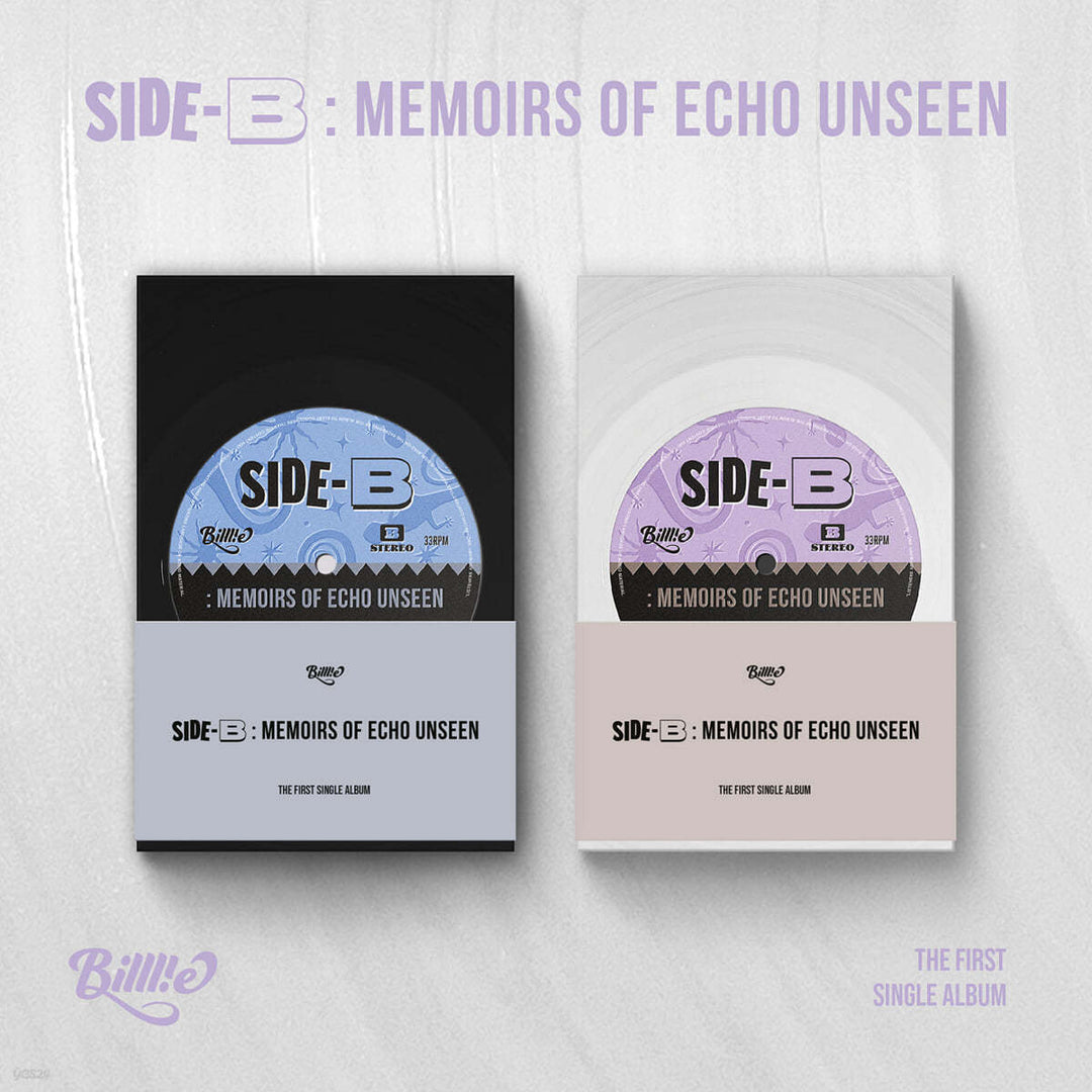 BILLLIE - 1st Single Album "side-B : memoirs of echo unseen" (Poca Ver) [Random / Set] - HALLYUSUPERSTORE