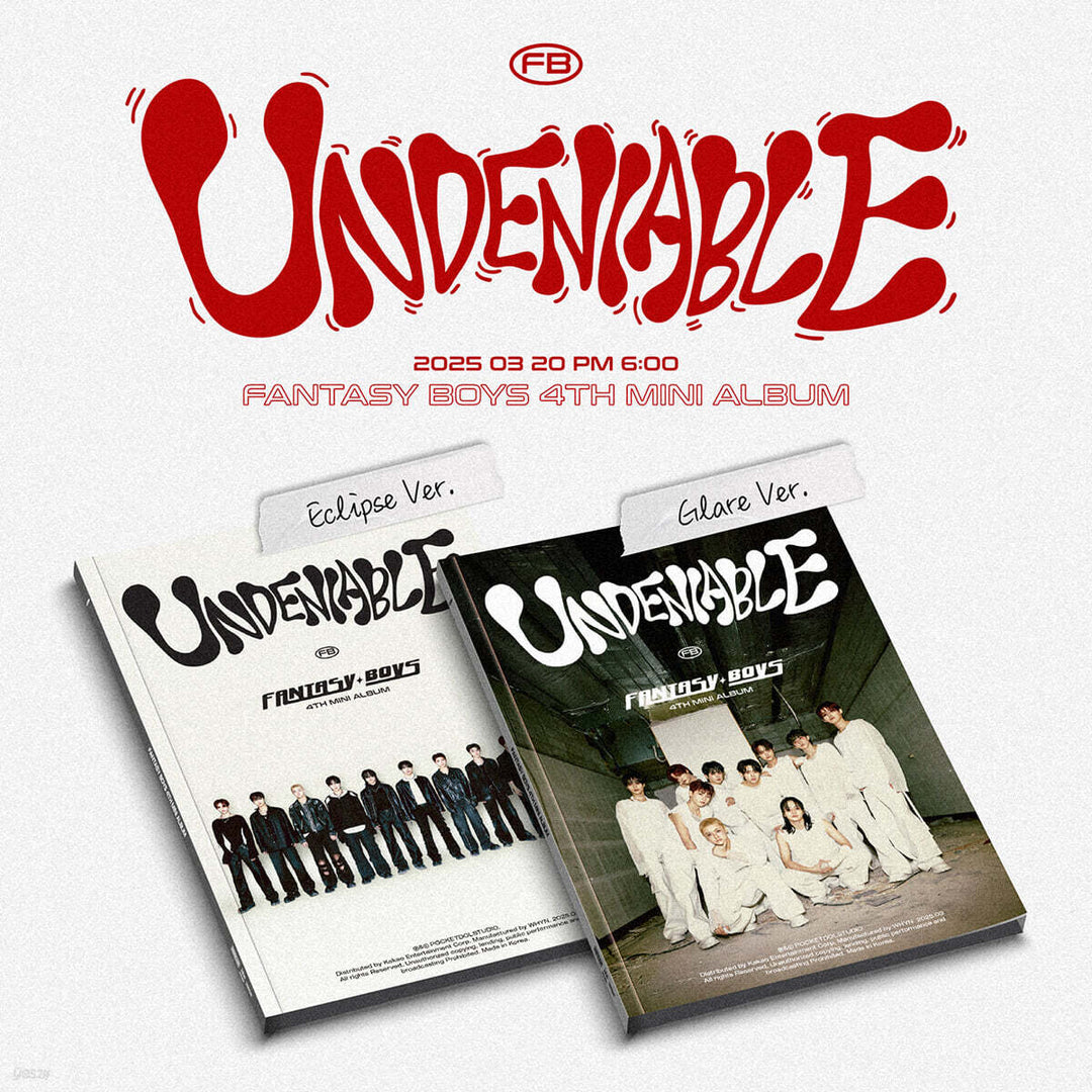 **[Pre-Order] Fantasy Boys "Undeniable" 4th Mini Album + Dear My Muse Pre-Order Benefit