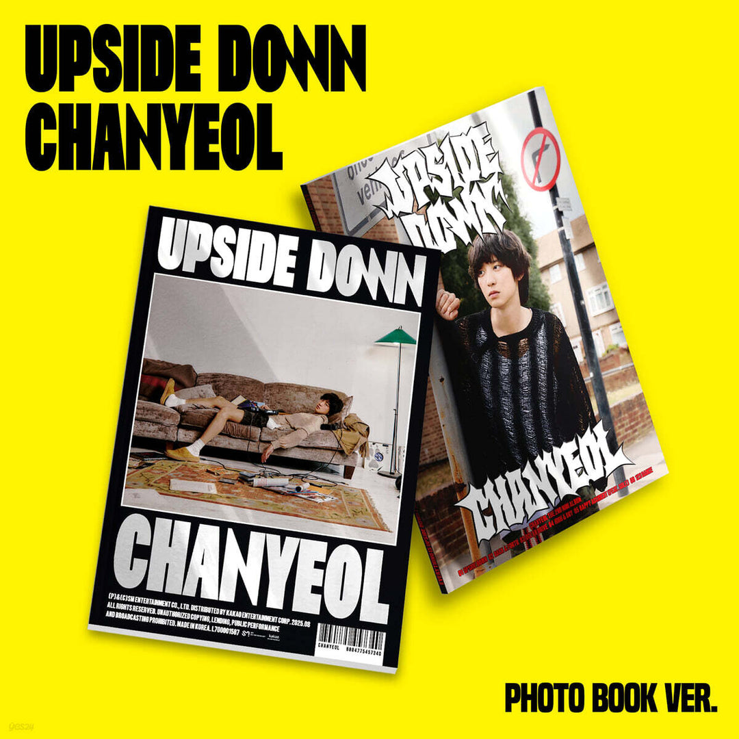 ** Chanyeol (Of Exo) - 2nd Mini Album "Upside Down" [Photobook Ver.] [Random / Set]