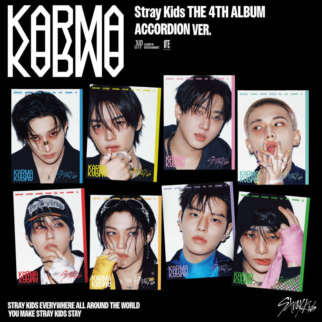 ** Stray Kids - 4th Full Album "Karma" [Accordion Ver.] [Random / Set]
