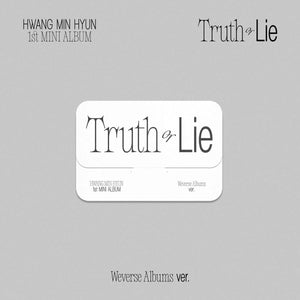 ** Hwang Min Hyun (Of Nu'est) - 1st Mini Album "Truth or Lie" [Weverse Albums Ver.]