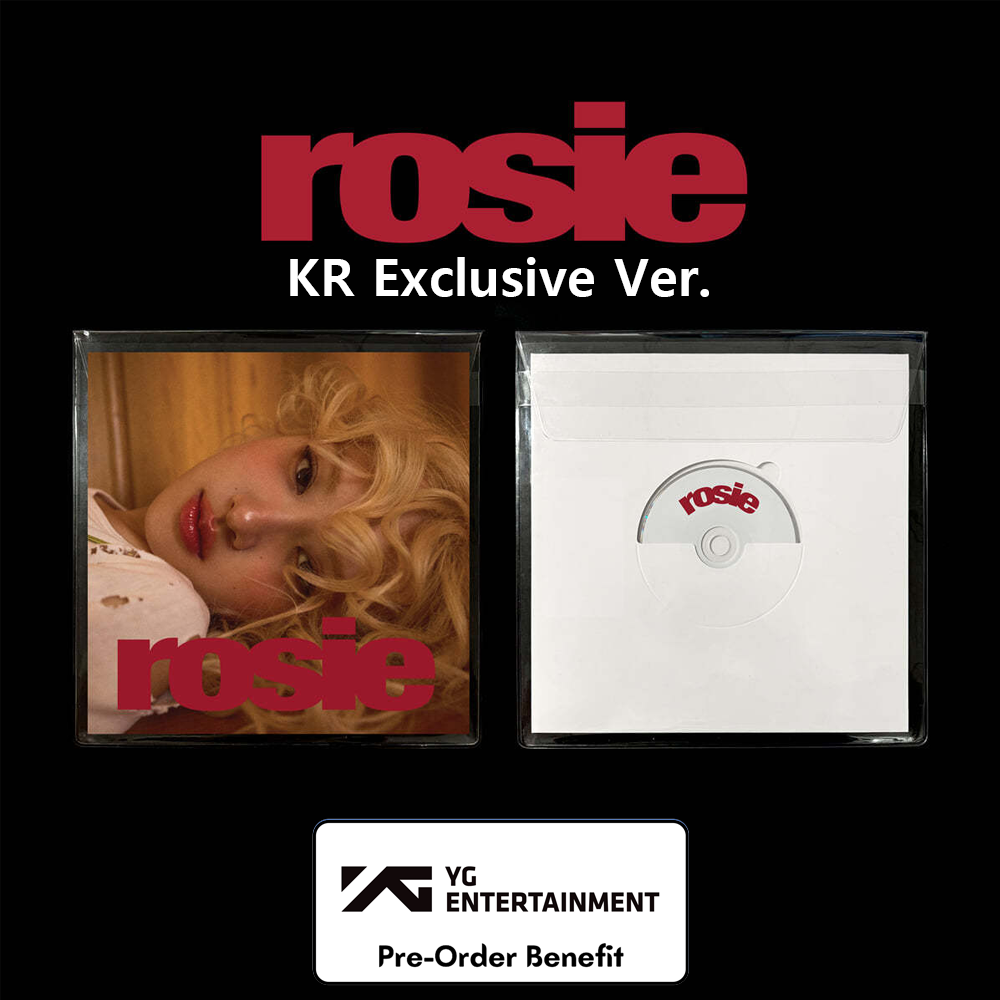 [Pre-Order] Rose (of BlackPink) - "ROSE first studio album ‘rosie'" + Pre-Order Benefit [Retail Exclusive, KR Exclusive] - HALLYUSUPERSTORE