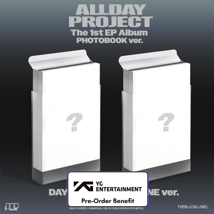 ** [Pre-Order] ALLDAY PROJECT - 1st EP Album 'ALLDAY PROJECT' PHOTOBOOK ver. + Pre-Order Benefit (Choose version) [Random,Set]