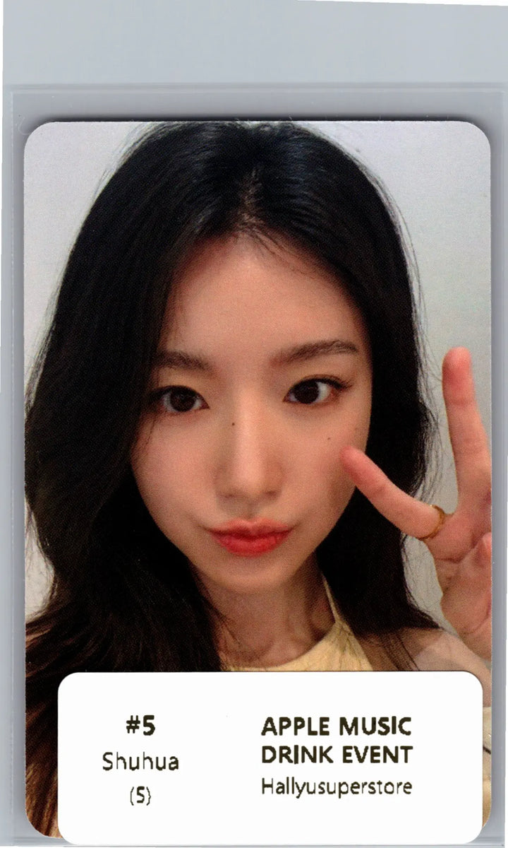 I-DLE "We made" - Apple Music Drink Event Photocard, Polaroid type Photocard [26.07.09]