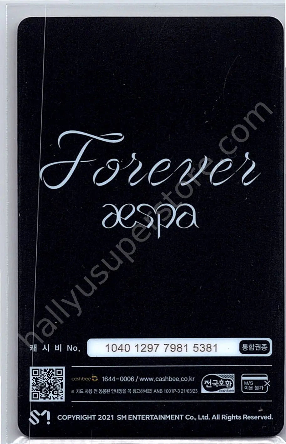 aespa - Ningning - Forever (Single) cashbee merch photocard