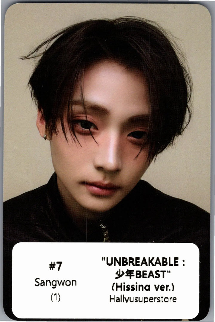 ALPHA DRIVE ONE "UNBREAKABLE : 少年BEAST" - Officail Photocard (Hissing Ver.) [26.08.25]