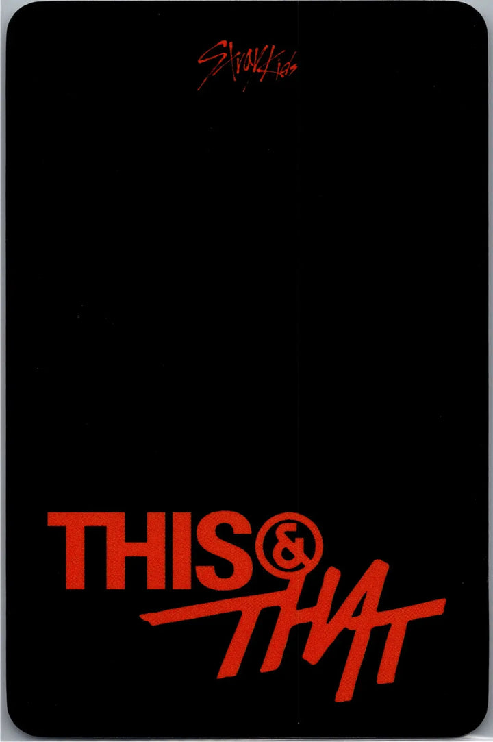 Stray Kids "THIS &amp; THAT" - BlueDreamMedia Pre-Order Benefit Photocard [26.08.11]