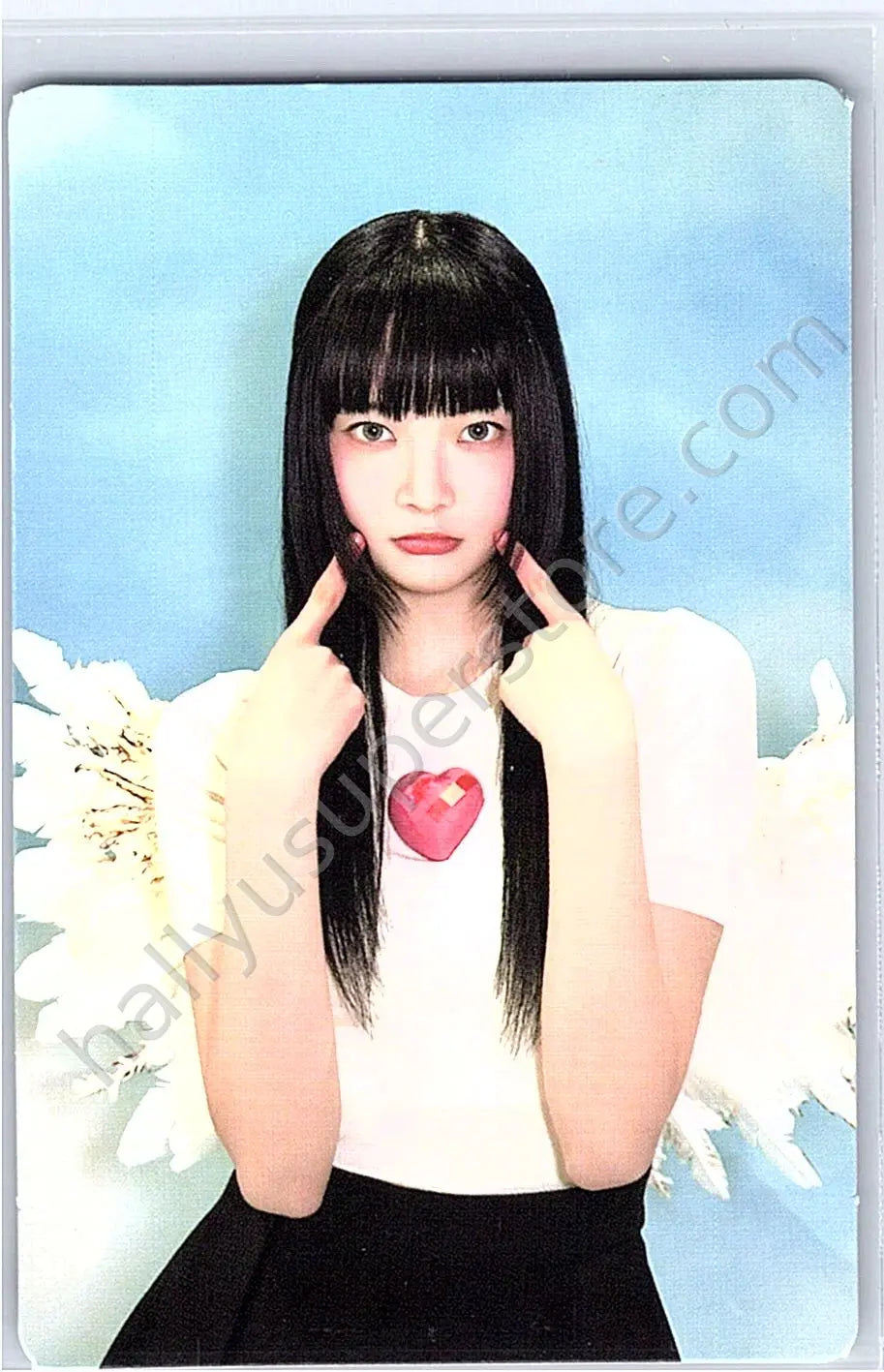LE SSERAFIM - Hong Eunchae - UNFORGIVEN album photocard bloody rose version