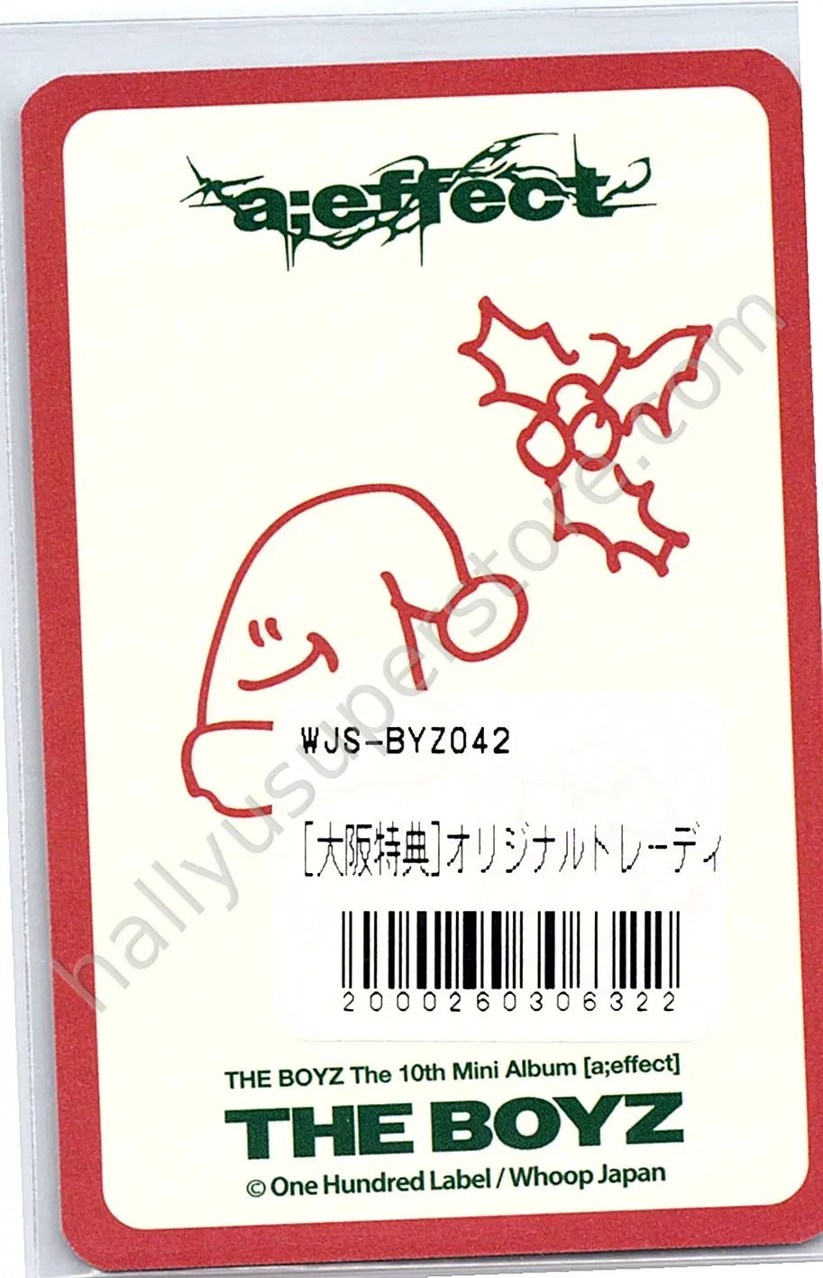 THE BOYZ - Kevin - a;effect One Hundred Label / Whoop Japan POB