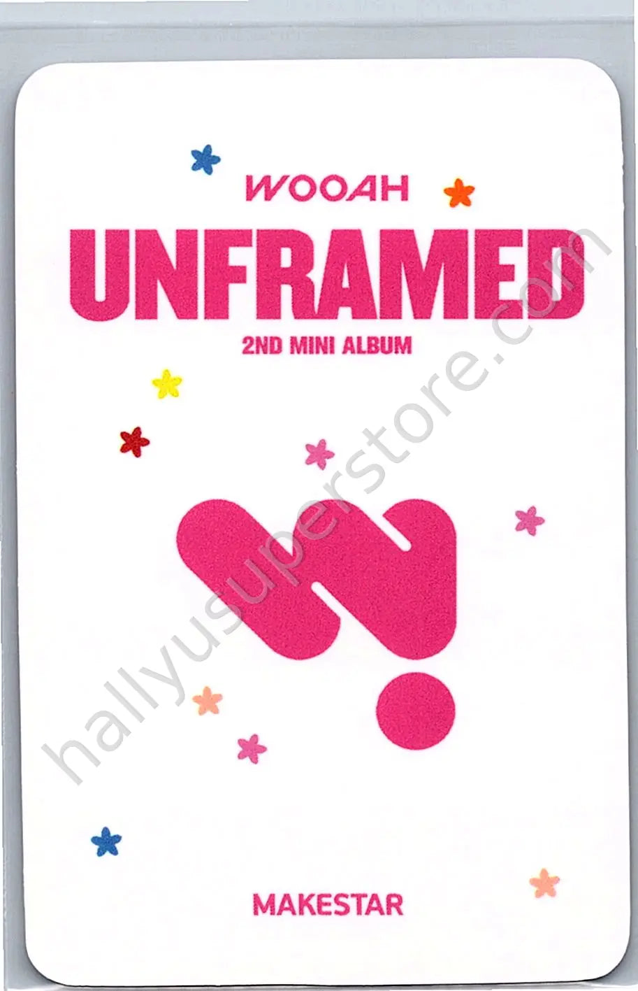 WOOAH - Wooyeon - UNFRAMED