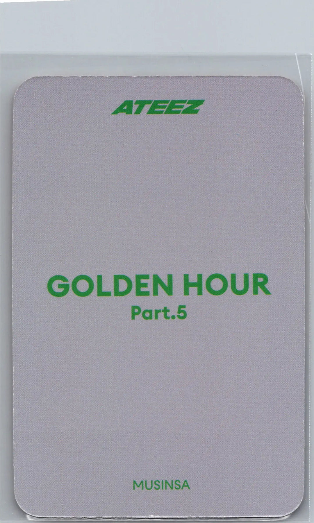 ATEEZ "GOLDEN HOUR : Part.5" - Musinsa Event Photocard [26.07.06]