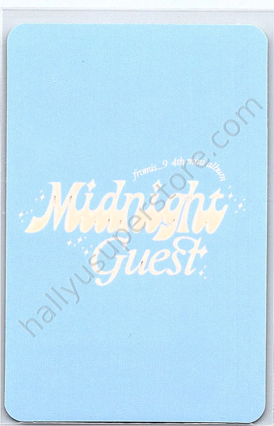 fromis_9 - Jisun - Midnight Guest album photocard before midnight version photobook version