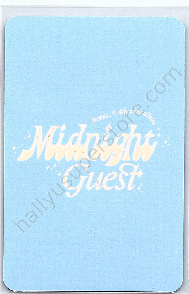 fromis_9 - Jisun - Midnight Guest album photocard before midnight version photobook version