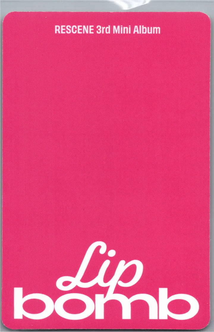 RESCENE "Lip bomb" - Official Photocard (QR)(Photocard Ver.) [26.07.24]