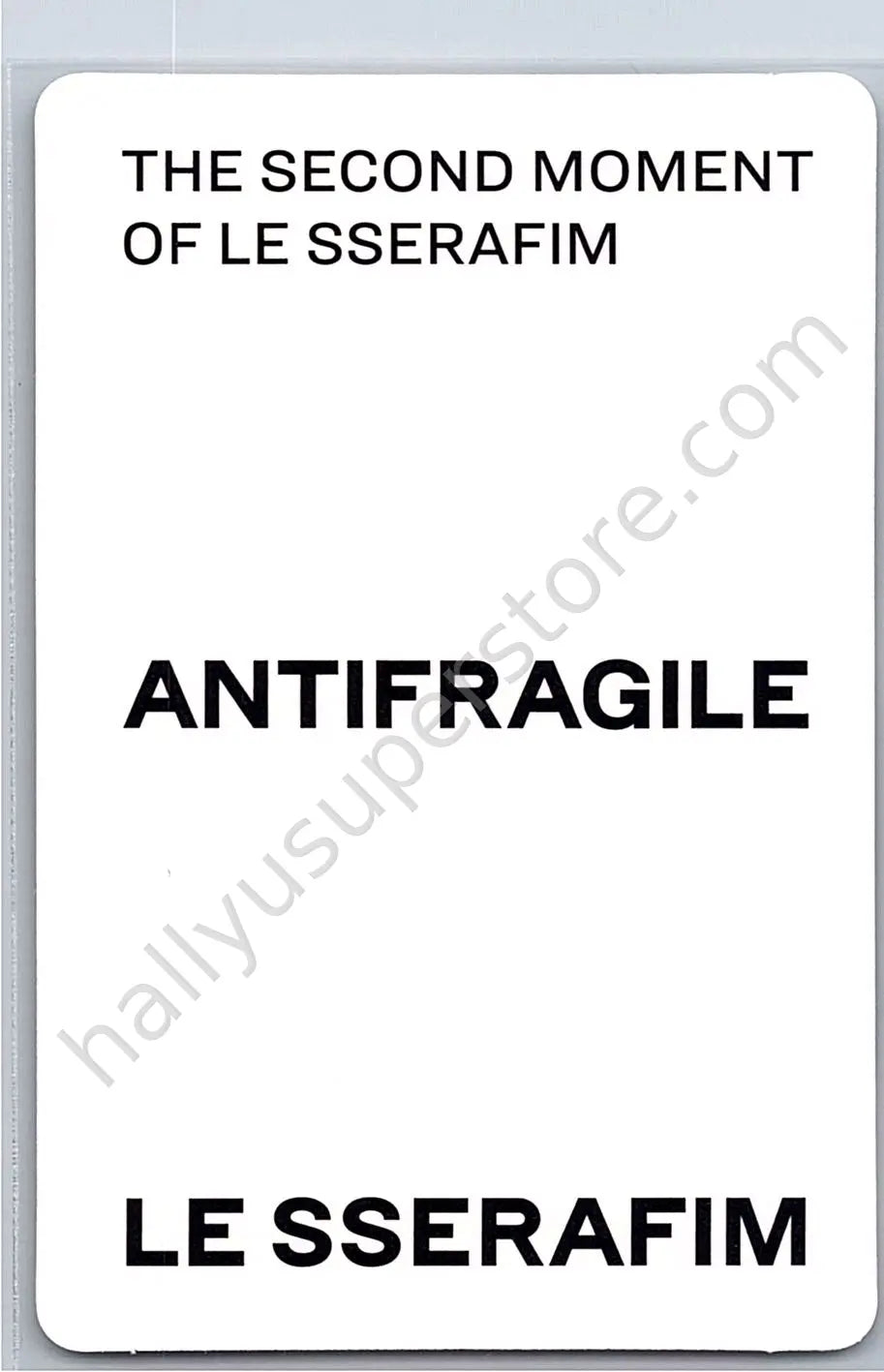 LE SSERAFIM - Kazuha - ANTIFRAGILE Album album photocard compact version sapphire version