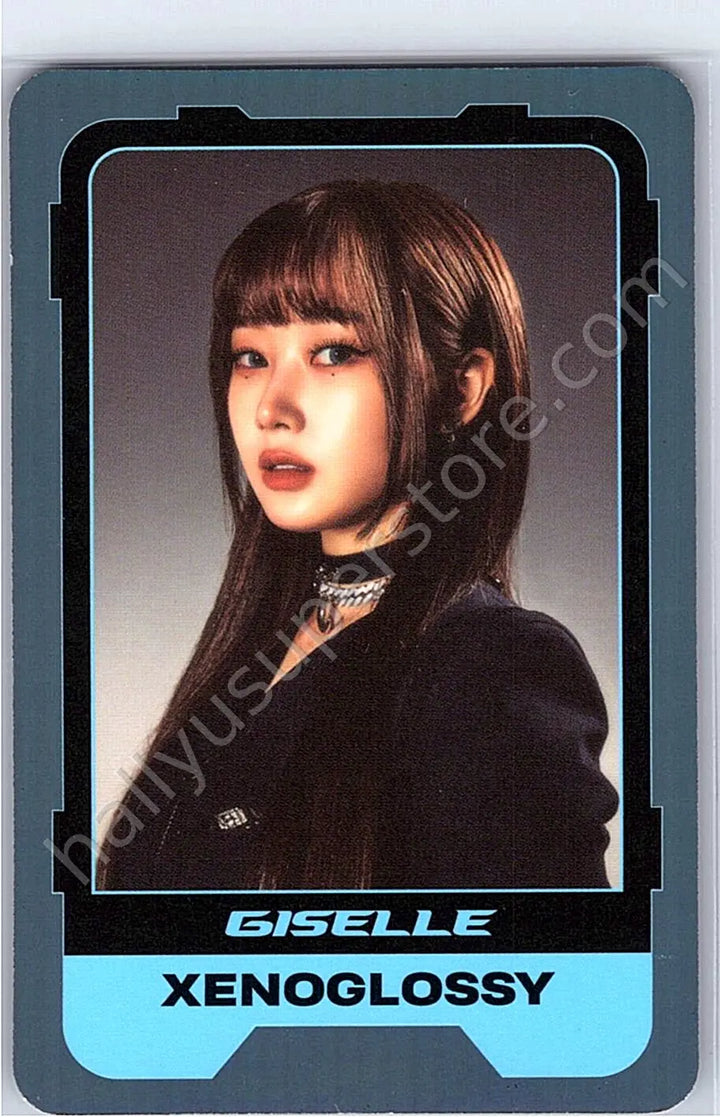 aespa - Giselle - Girls album photocard character card holographic (hologram) kwangya version