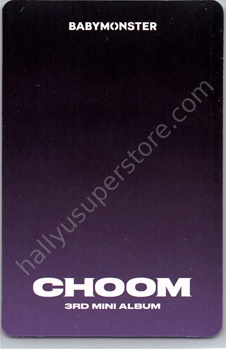 BABYMONSTER - Asa - CHOOM album photocard prism version