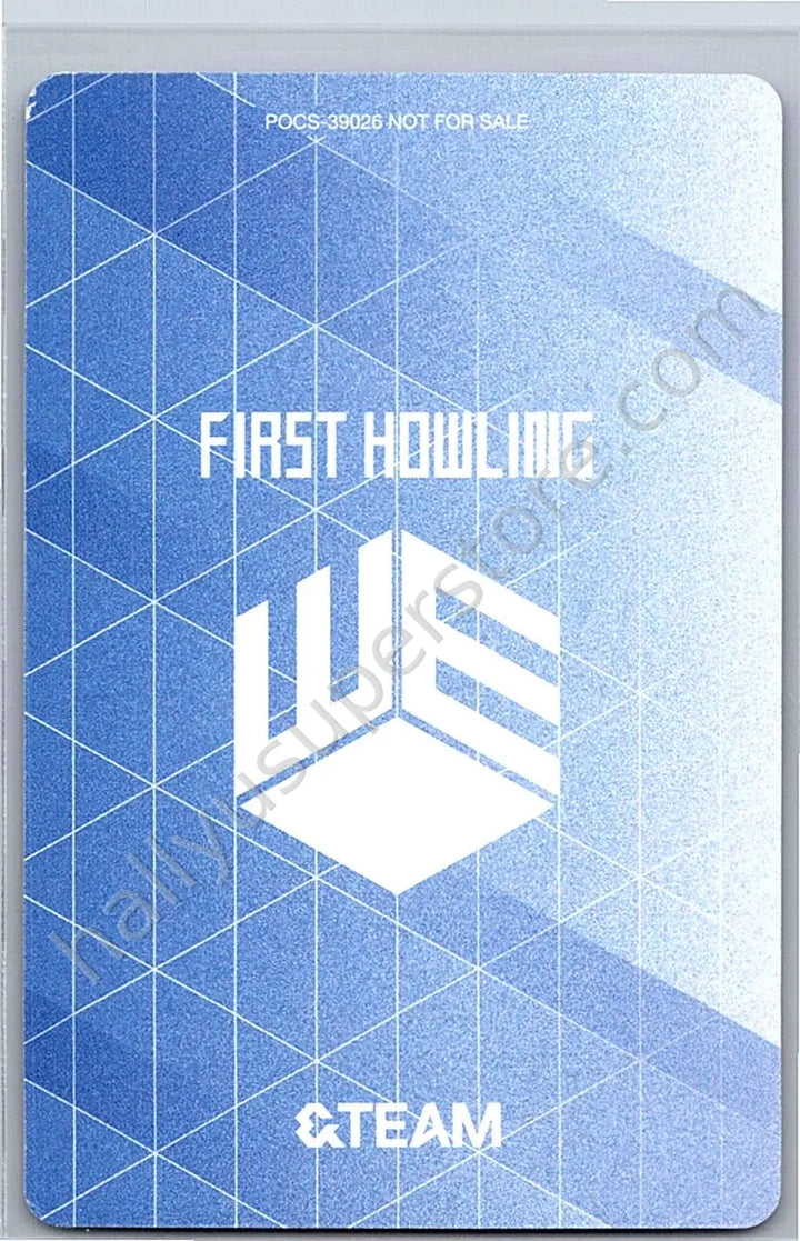 &amp;TEAM - Jo - First Howling : WE EP album photocard standard version