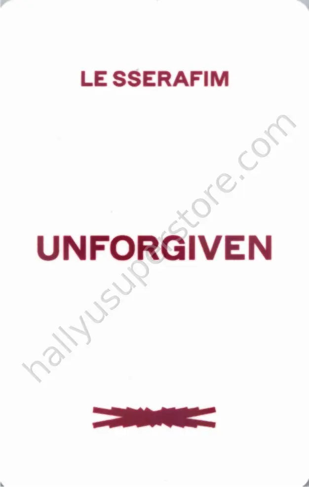 LE SSERAFIM - Sakura - UNFORGIVEN