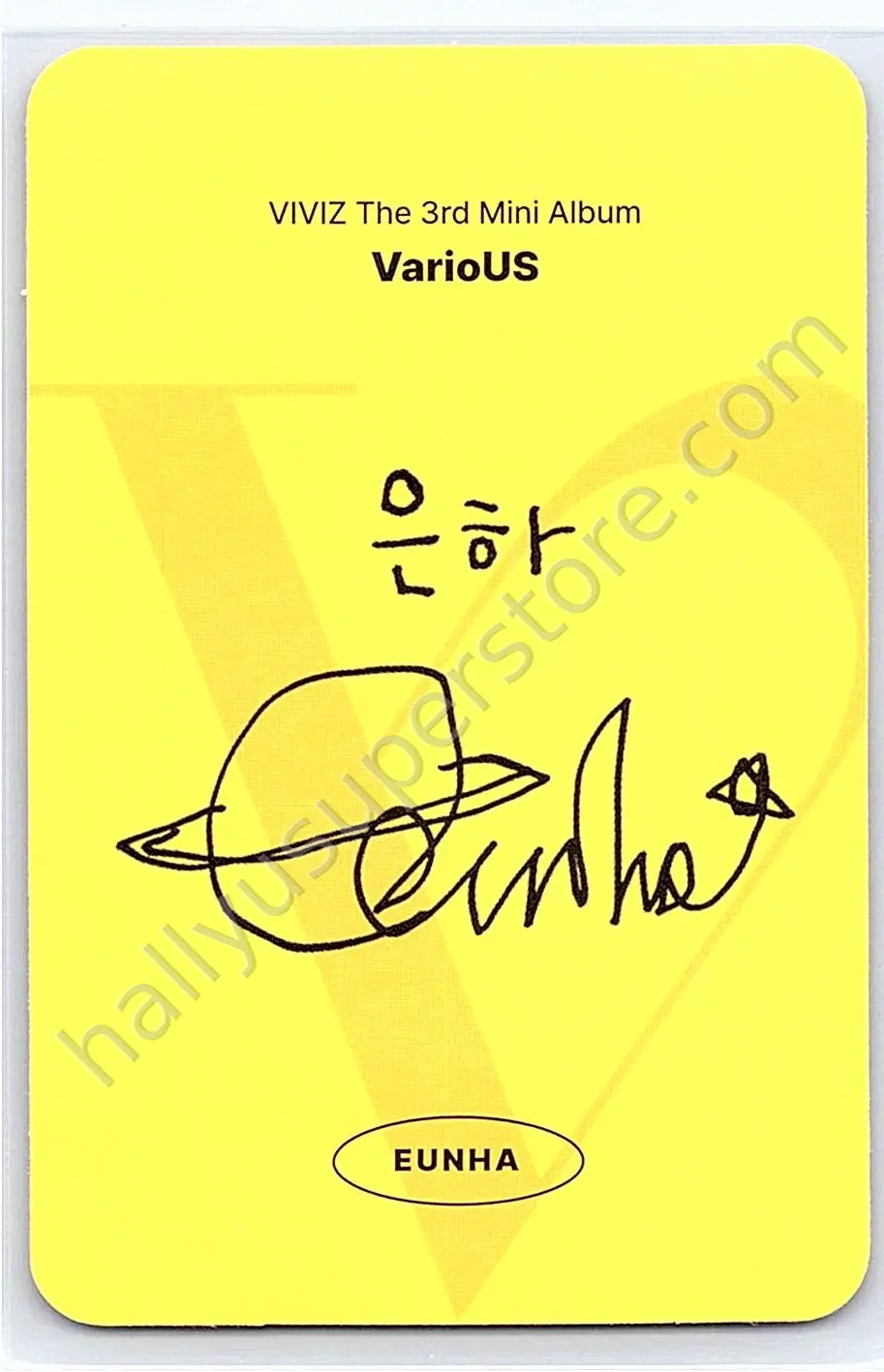 VIVIZ - Eunha - VarioUS album photocard B version plve version