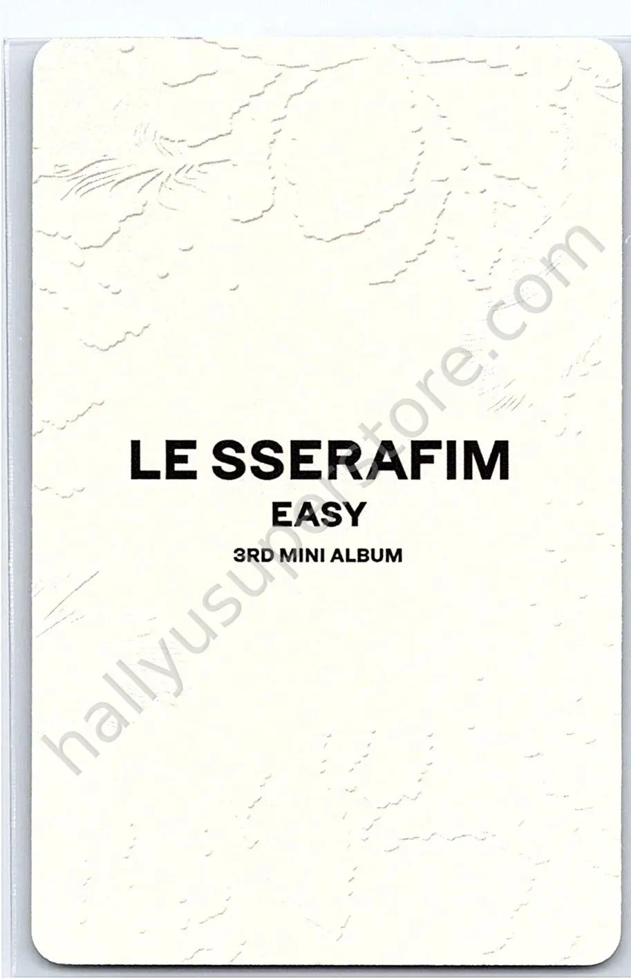 LE SSERAFIM - Kim Chaewon - EASY kakaotalk pob (pre-order benefit)