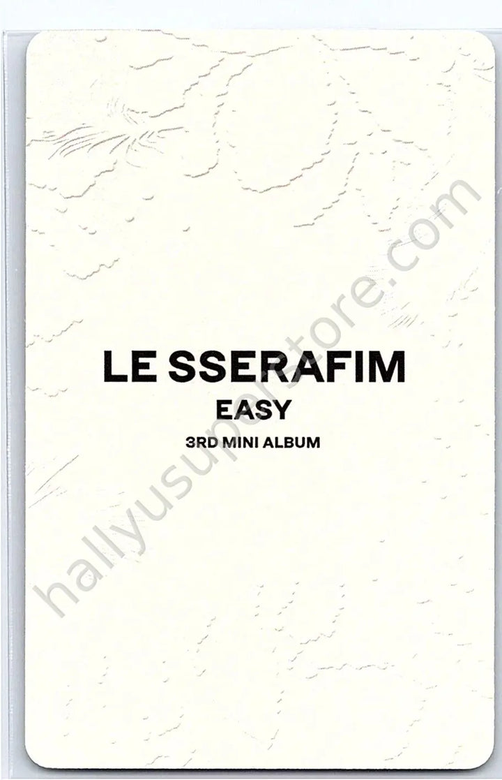 LE SSERAFIM - Kim Chaewon - EASY kakaotalk pob (pre-order benefit)