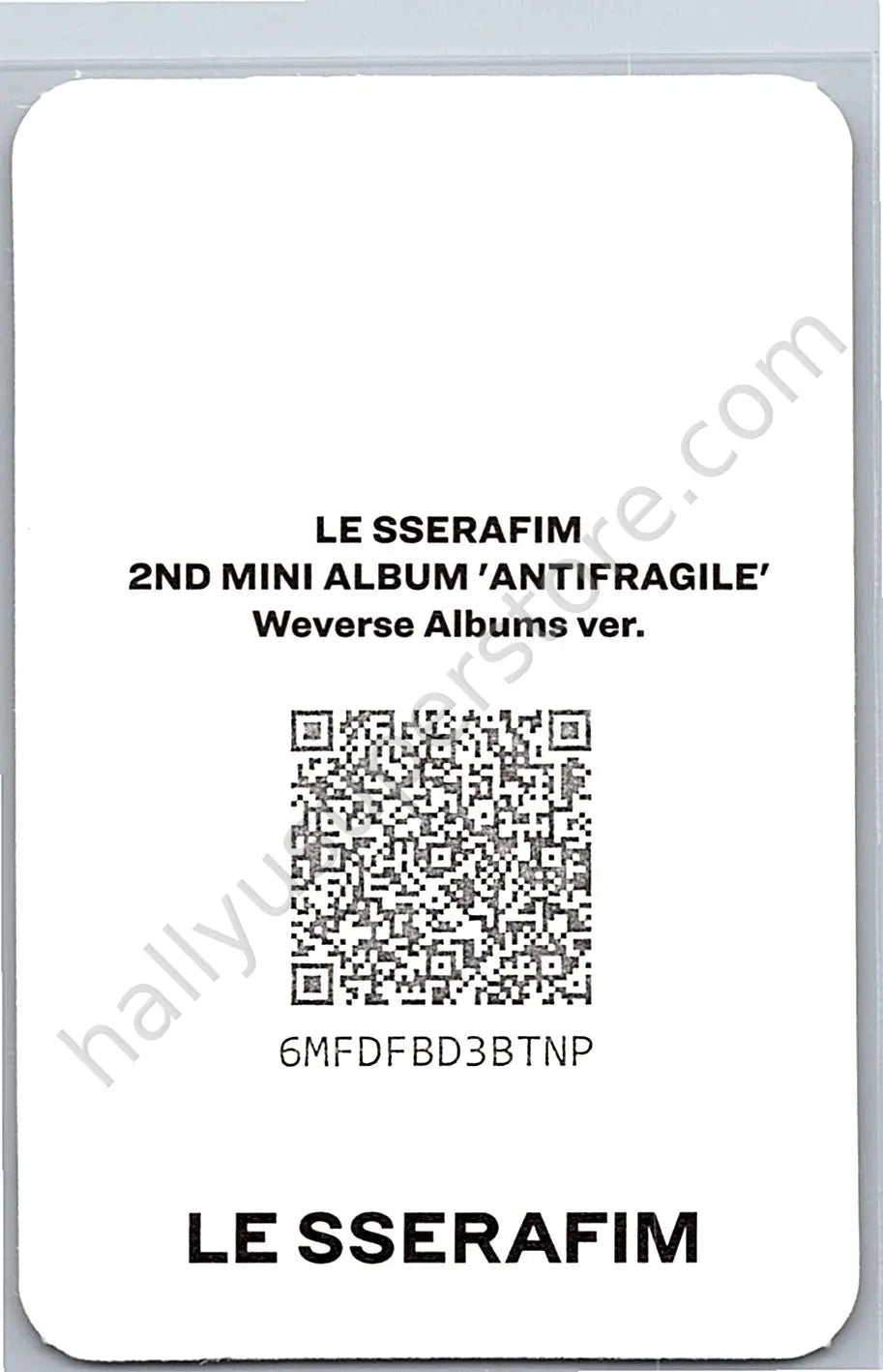 LE SSERAFIM - Huh Yunjin - ANTIFRAGILE Album weverse album version