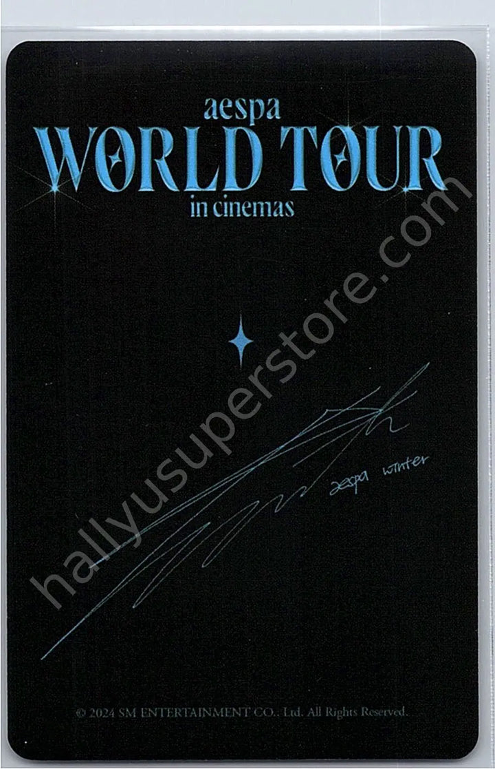 aespa - Winter - aespa: WORLD TOUR in cinemas japan cinema
