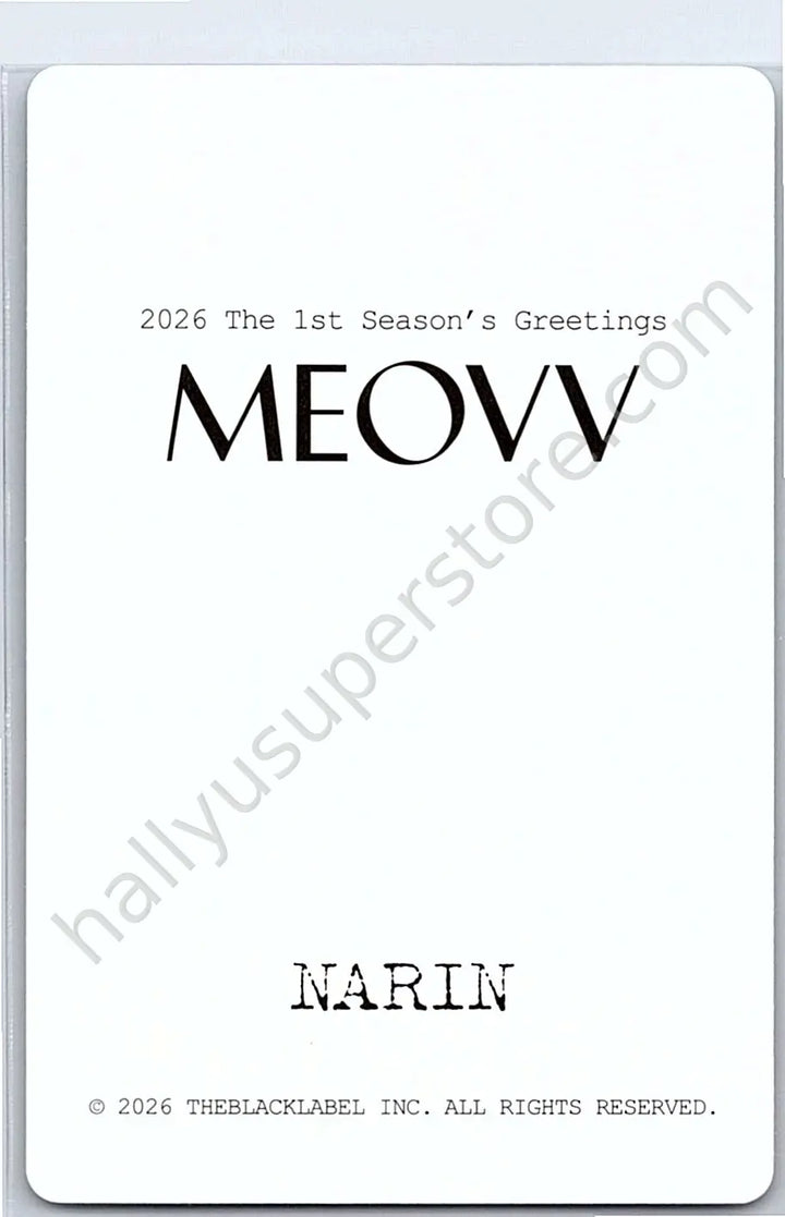 MEOVV - Narin - 2026 Season’s Greetings season&