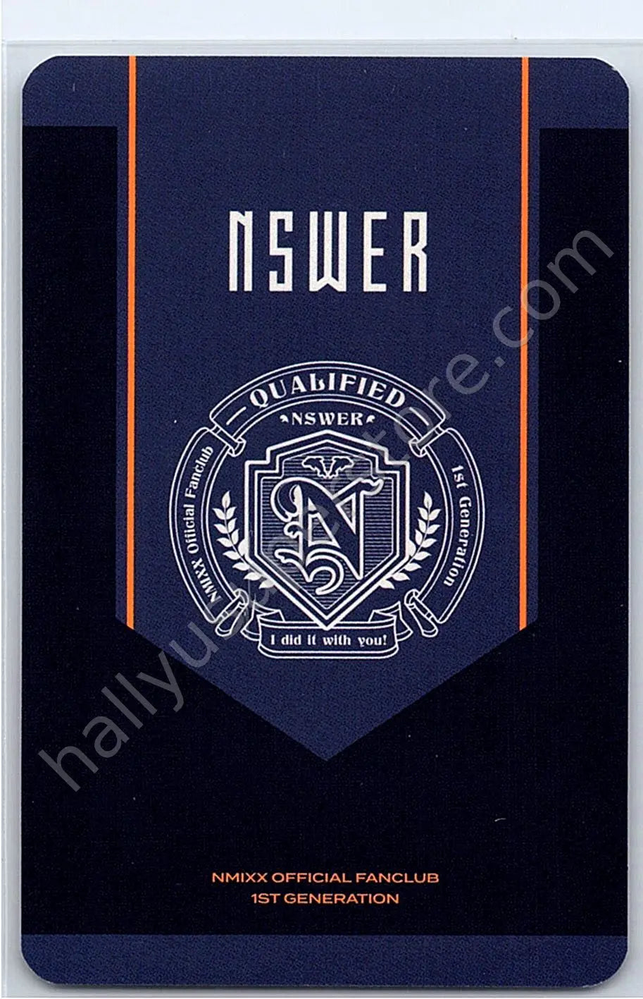 NMIXX - Sullyoon - NSWER 1st Generation - Qualified fanclub photocard set