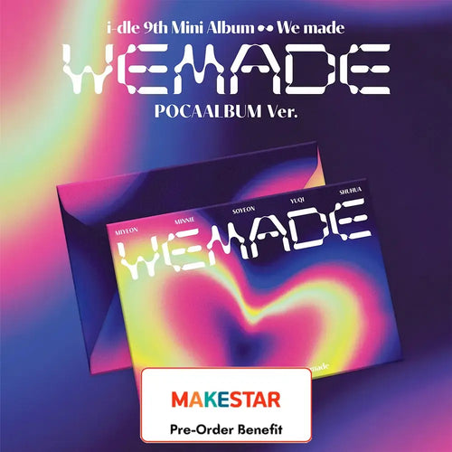 [Pre-Order] i-dle - 9th Mini Album [We made] (POCAALBUM) + Makestar LUCKY DRAW EVENT R2