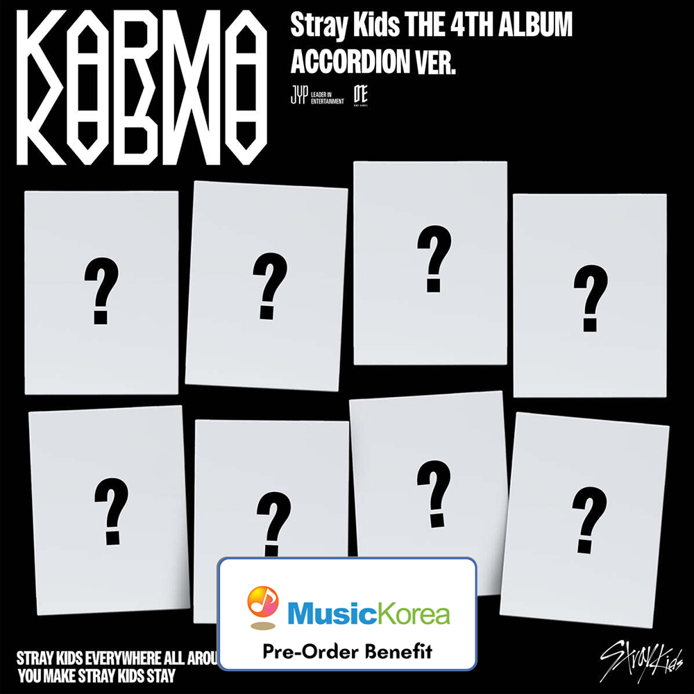 **[Pre-Order] Stray Kids - 4th Album "KARMA" [ACCORDION Ver.] +Pre -Order Benefit