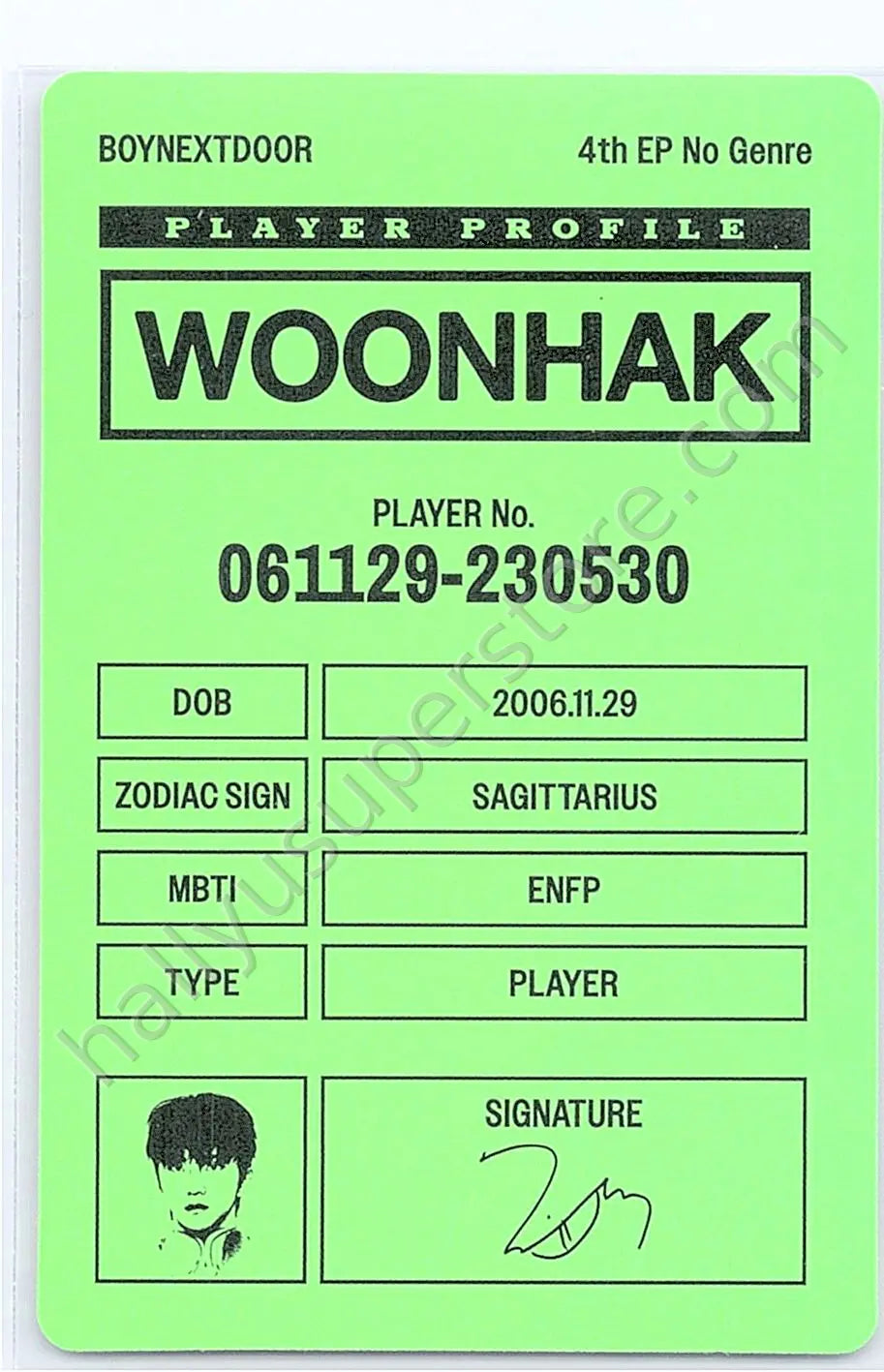 BOYNEXTDOOR - Woonhak - No Genre