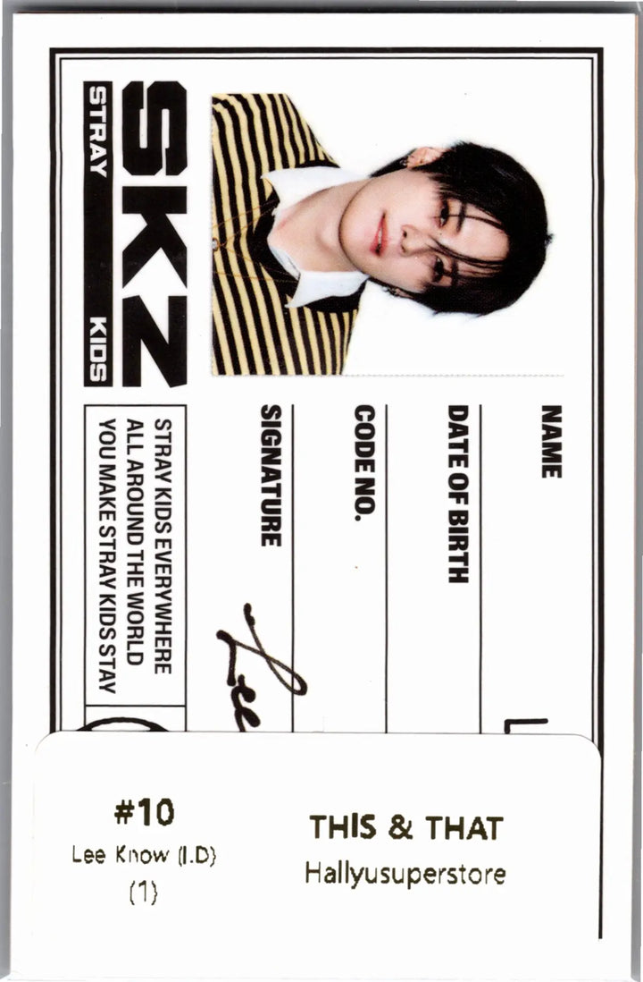 Stray Kids "THIS &amp; THAT" - Official Photocard (Photobook Ver.) (2) [26.08.10]