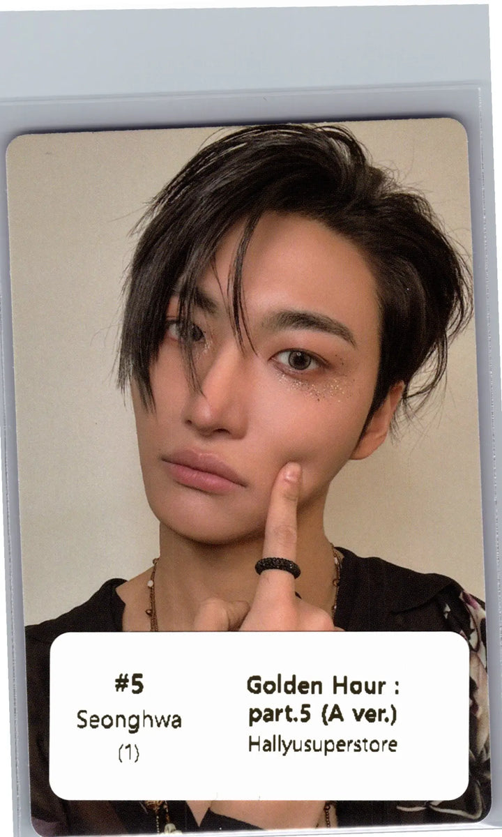 ATEEZ "GOLDEN HOUR : Part.5" - Official Photocard (A ver.) [26.06.26]