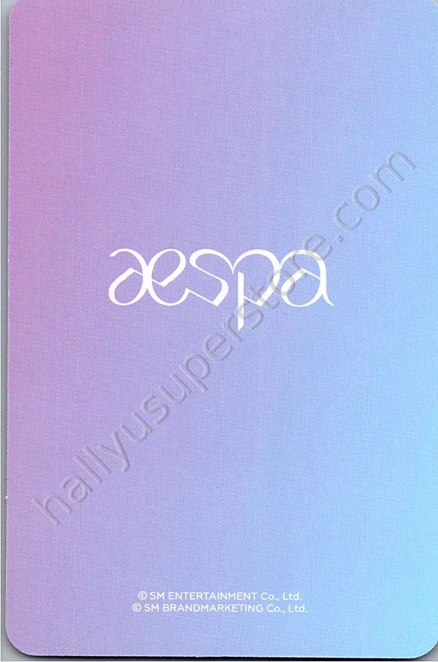 aespa - Ningning - Lightsticks (All) lightstick merch photocard round 1 version 1