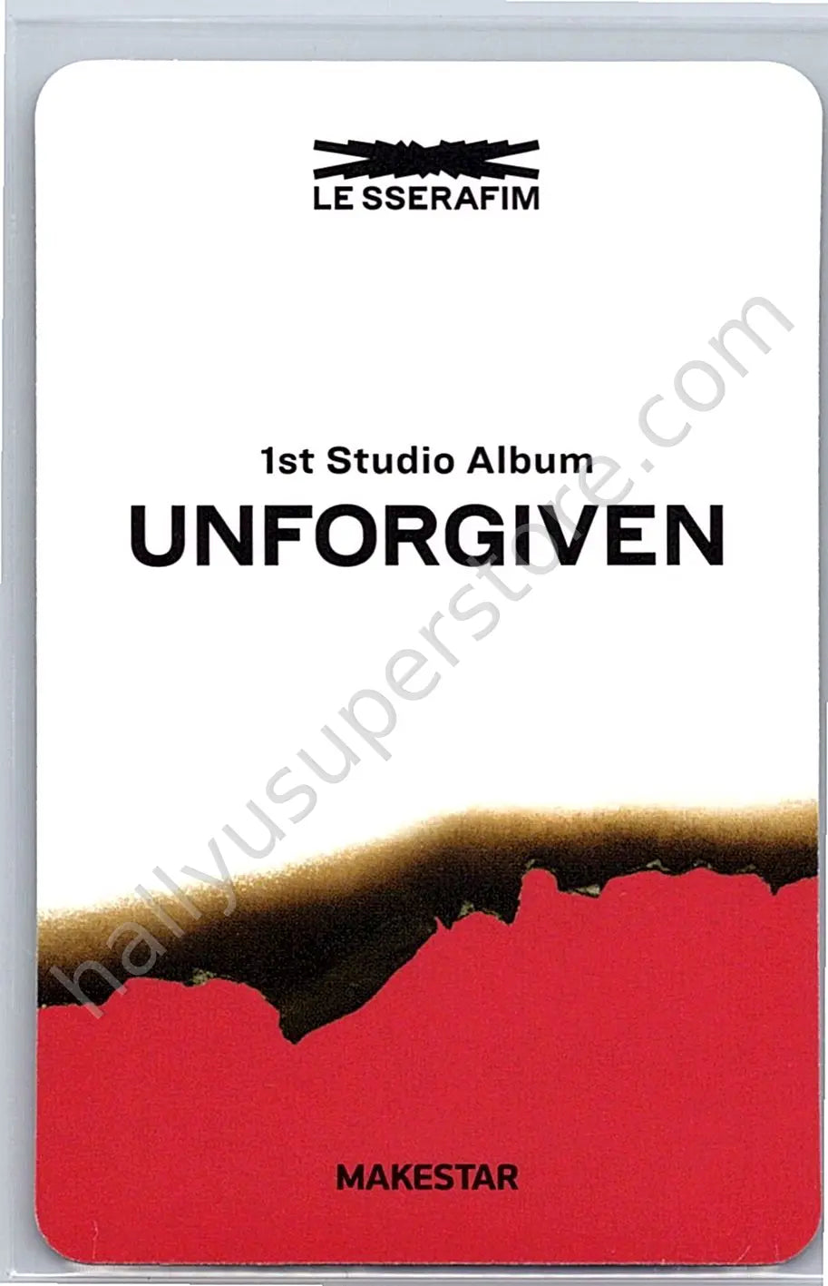 LE SSERAFIM - Huh Yunjin - LE SSERAFIM - Huh Yunjin - UNFORGIVEN Album pre-order benefit (pob) makestar